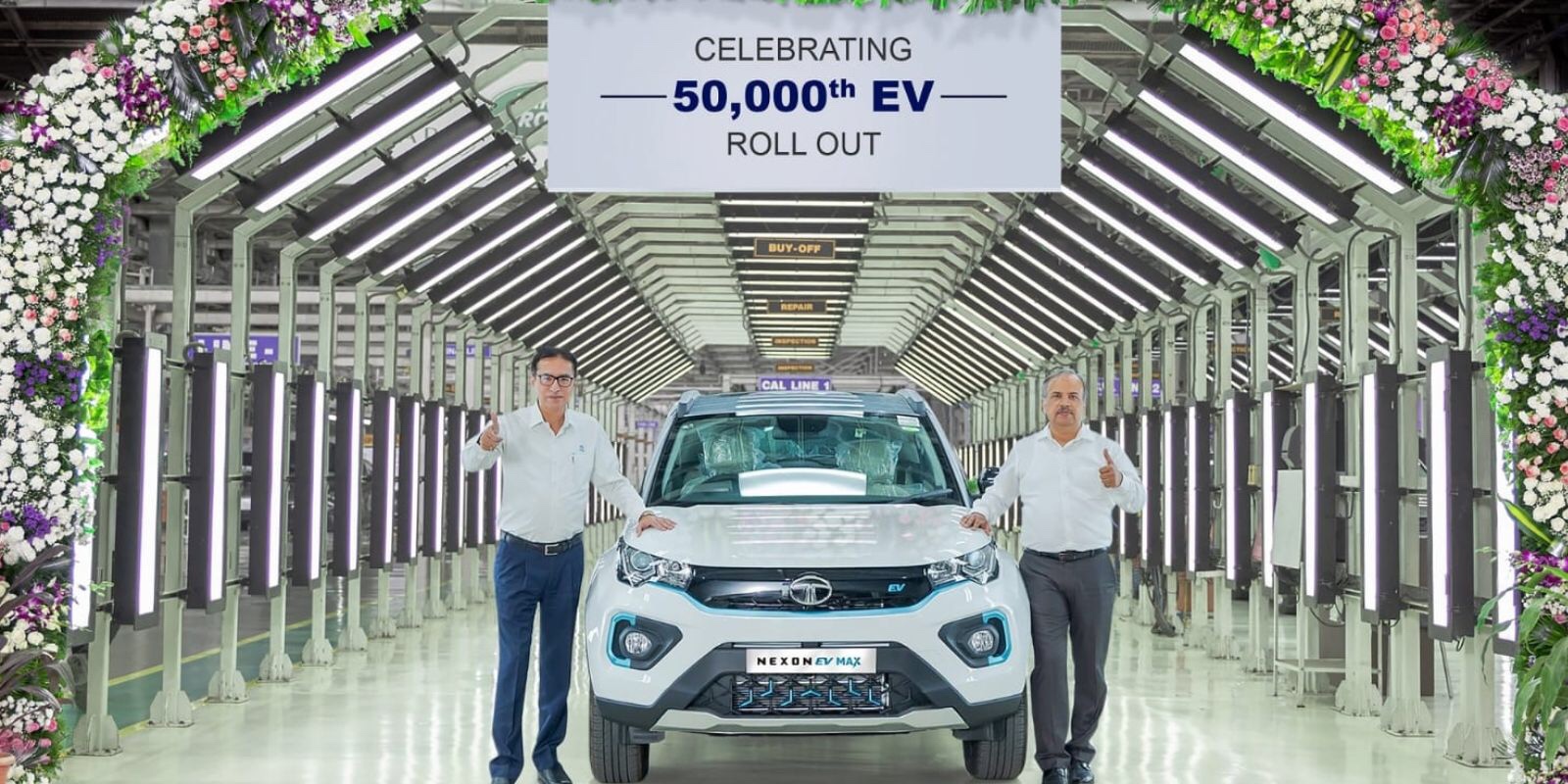 Tata Motors Rolled out its 50,000th EV from its production plant