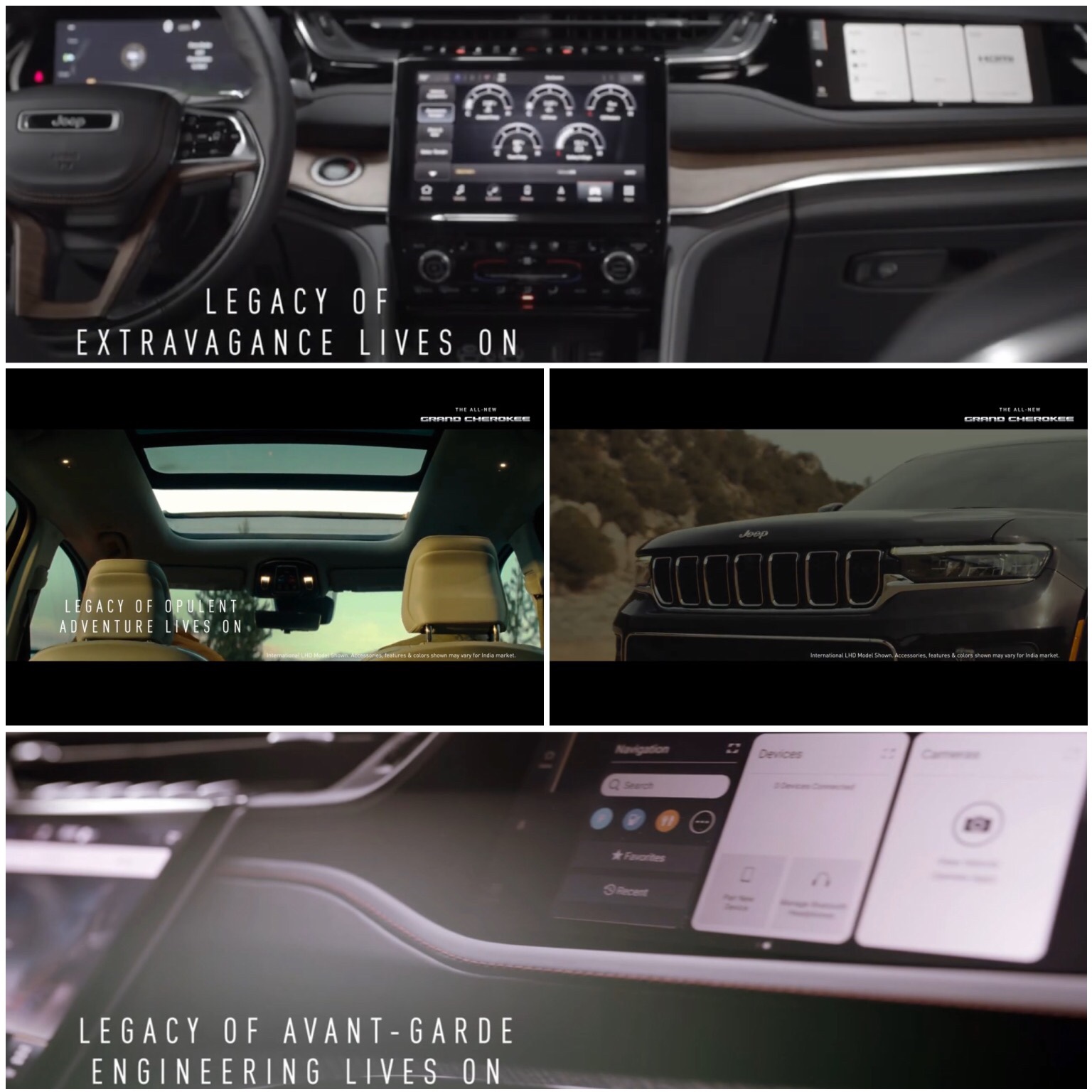 Jeep Grand Cherokee Interior teased, looks stunning!!