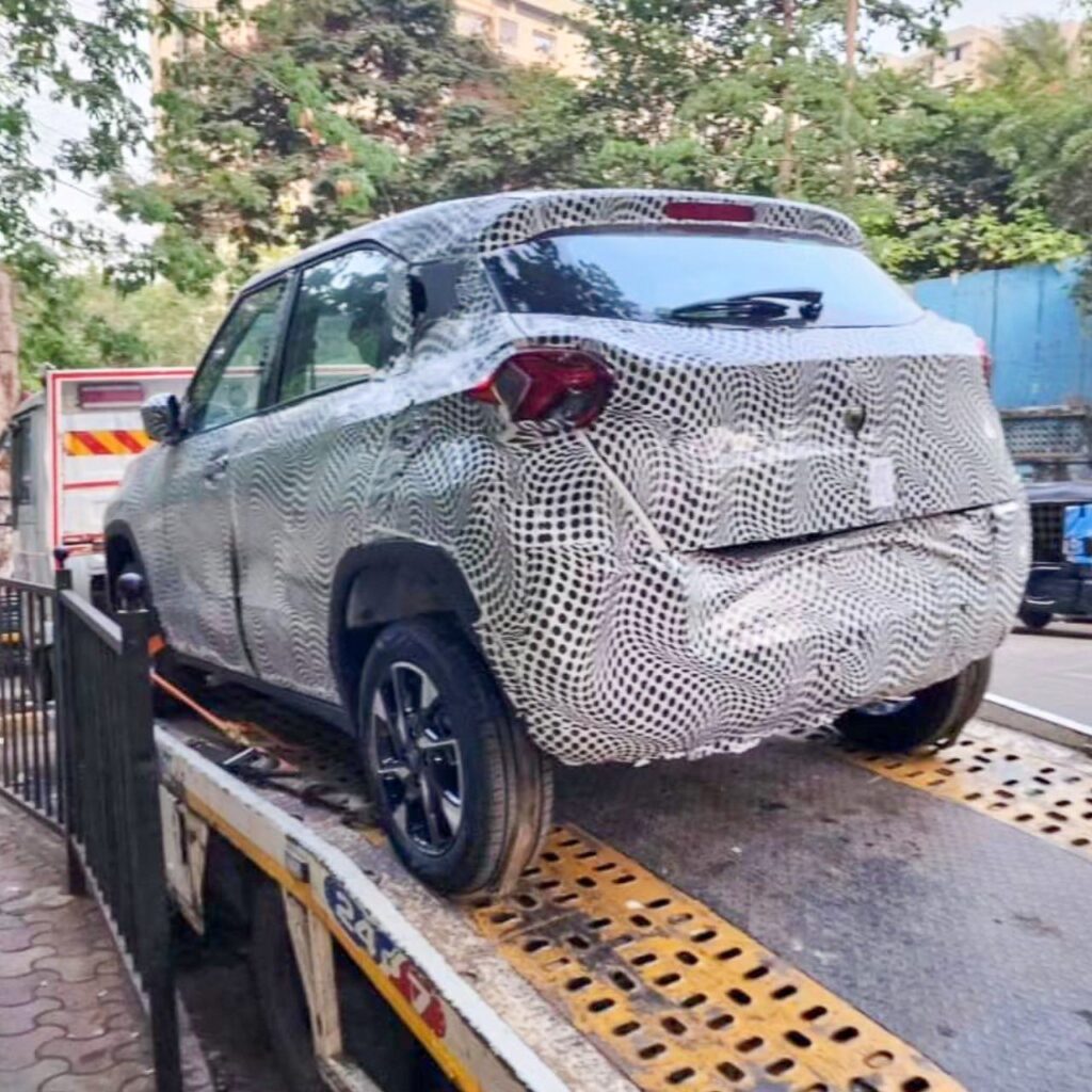 Tata Punch EV spied testing first time ; interior details leaked