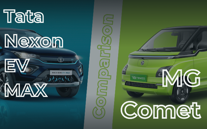 Tata Nexon EV vs MG Comet – Comparison