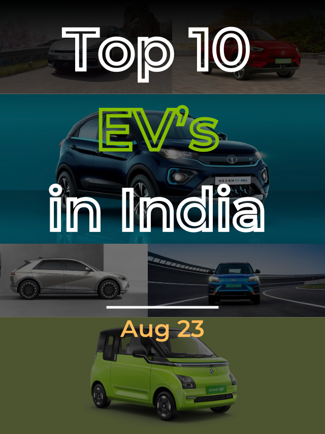 Best 10 EV Cars in India