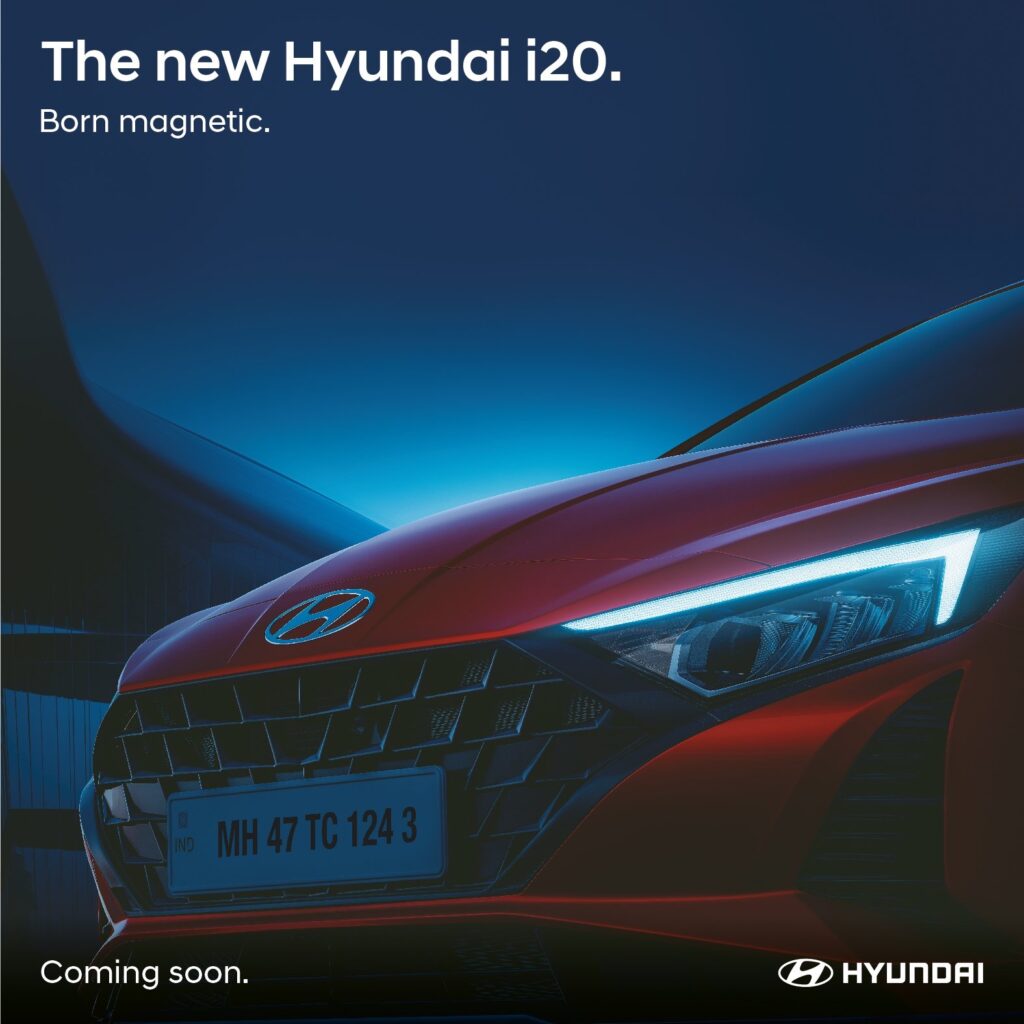 Hyundai teased i20 Facelift, to be launch soon