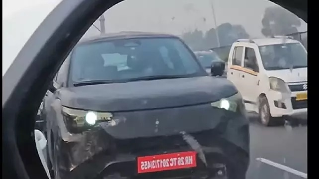 Maruti eVX BE Electric suv spotted testing in Delhi for first time, will launched in 2024