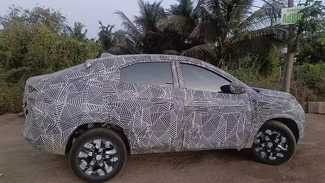 Tata Curvv SUV Spied Testing Ahead Of Its Global Unveil 